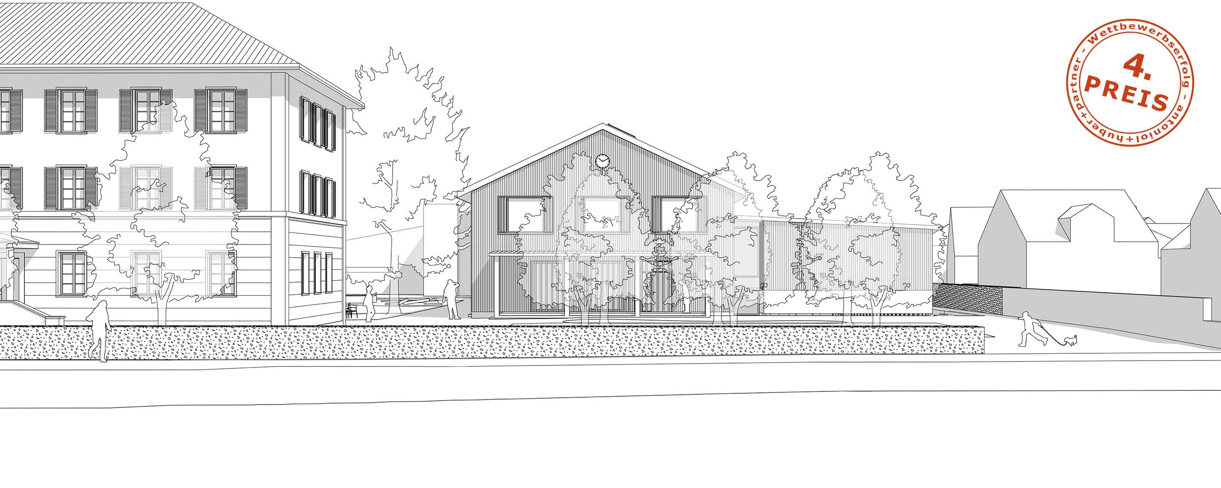 2021/11 – Wettbewerb Kreativhaus Erlen, 4. Preis