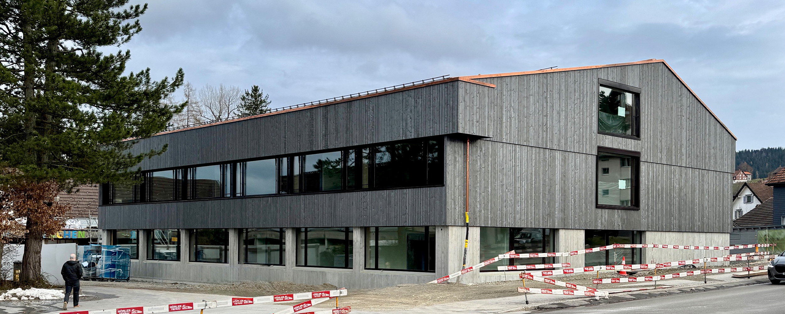 2026/03 Fassade in Buchen Speicher abgerüstet